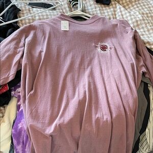 Pinkish Long Sleeve Shirt with Logo